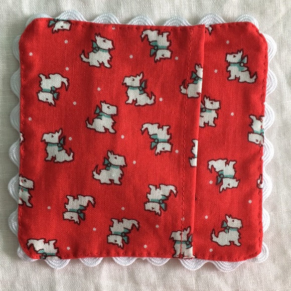 ✨Handmade Vintage-style Scottie Dog Coasters, set of 2✨ - Picture 9 of 12